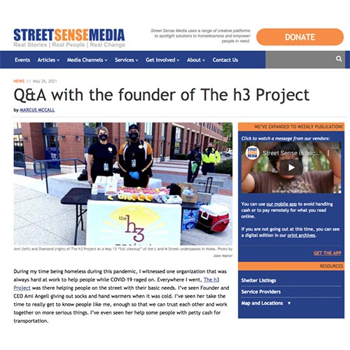 StreetSense Media interview with Dr. Ami Angell