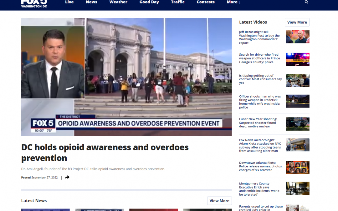 DC Holds Opioid Awareness and Overdose Prevention Event